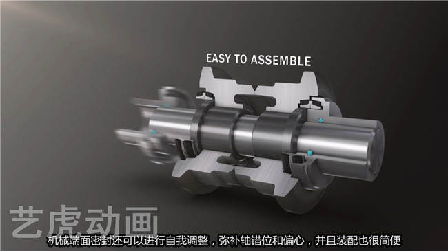 機(jī)械密封動(dòng)畫三維立體圖